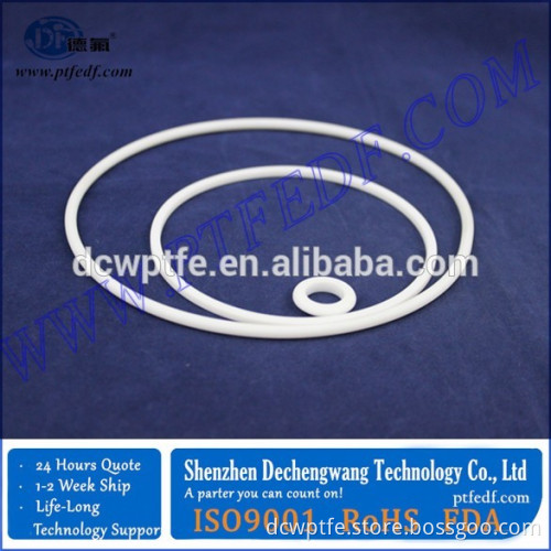 Good heat proof virgin white ptfe o ring kit